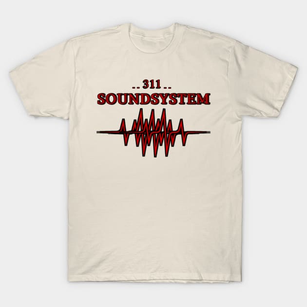 Graphic 311 Soundsystem T-Shirt by SkullRacerShop